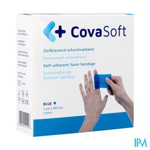 Covasoft Verband Blauw 3cmx4,5m Covarmed