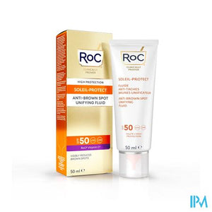 Roc Sol Protect A/brown Spot Unif.fl. Ip50 Tb 50ml