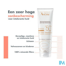 Afbeelding in Gallery-weergave laden, Avene Zon Spf50+minerale Melk Z.hoge Besch. 100ml
