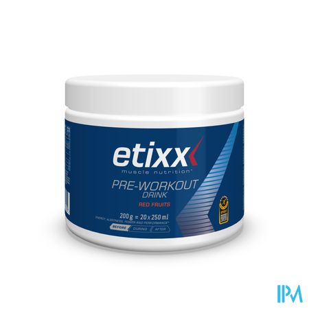 Etixx Pre-workout Red Fruits Pdr 200g