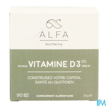 Charger l'image dans la galerie, ALFA Vitamine D3 2000iu Softgels 90
