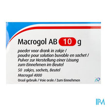 Afbeelding in Gallery-weergave laden, Macrogol AB 10g Pdr Voor Drank Zakje 50
