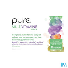 Afbeelding in Gallery-weergave laden, Pure Multivitamine Senior Tabl 30
