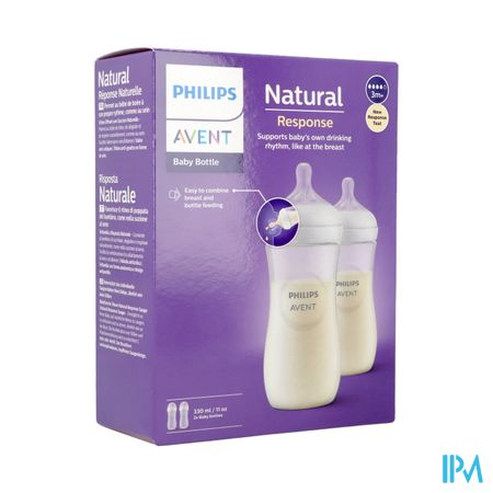 Philips Avent Natural 3.0 Zuigfles Duo 2x330ml