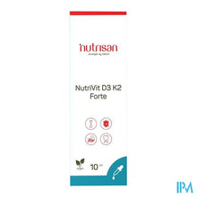 Afbeelding in Gallery-weergave laden, Nutrivit D3 K2 Forte 10ml Nutrisan

