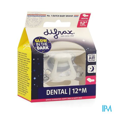 Difrax Fopspeen Dental +12m Nacht