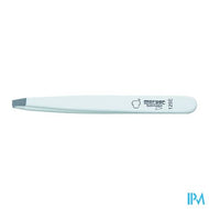 Morser Pincet Topinox, gebogen punten, wit N°125E
