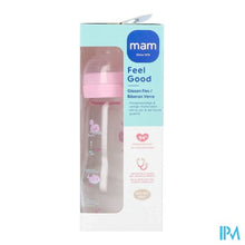 Afbeelding in Gallery-weergave laden, Mam Feel Good Glass Bottle Matt Girl 260ml
