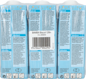 Bambix Groeimelk Biscuit 1+ 3x250ml
