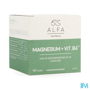 Alfa Magnesium + Vit B6 V-caps 90