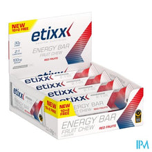 Charger l'image dans la galerie, Etixx Energy Bar Fruit Red Fruits 12x38g
