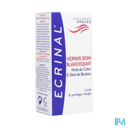 Ecrinal Nagellak Whitening Fl 10ml 20214