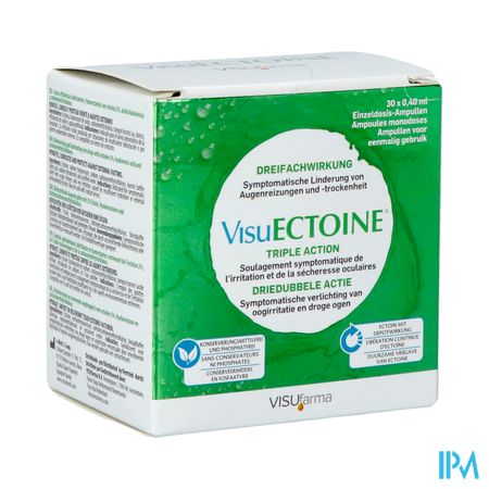 Visuectoine Driedubbele Actie Oogdruppels 12ml