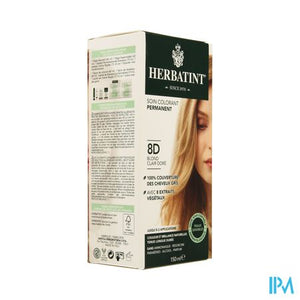 Herbatint Blond Licht Goudkleurig 8d 150ml