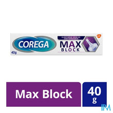 Load image into Gallery viewer, Corega Max Block Kleefcreme Gebitsprothese 40g
