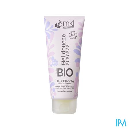 Mkl Douchegel Bio Wittebloem Fl 200ml