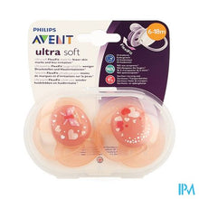 Afbeelding in Gallery-weergave laden, Philips Avent Fopspeen Soft Deco +6m Mix 2 SCF222/23
