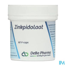 Afbeelding in Gallery-weergave laden, Zink Pidolaat V-caps 60x 75mg Deba
