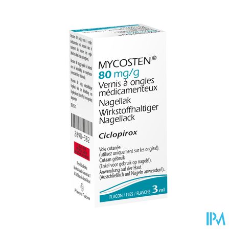 Mycosten 80mg/g Medische Nagellak Fl 1 3ml
