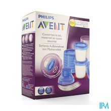 Load image into Gallery viewer, Philips Avent Via Natural Moedermelk Bewaarbekerset SCF618/10
