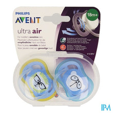 Afbeelding in Gallery-weergave laden, Philips Avent Fopspeen +18m Air Boy Leeuw Beer
