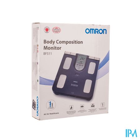 Omron Bf511b Blauw Lichaamscompositiemeter <150kg