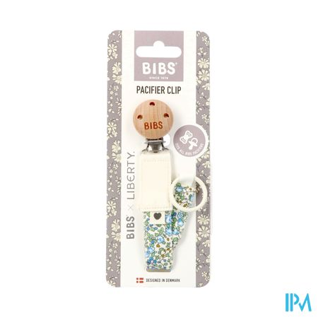 Bibs Fopspeenketting Liberty Ivory&sage