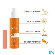 Afbeelding in Gallery-weergave laden, Avene Zon Spf30 Spray 200ml
