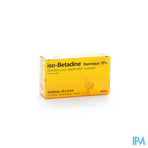 Iso Betadine Derm 10% Unidose Fl 10x5ml