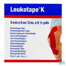 Afbeelding in Gallery-weergave laden, Leukotape K Kleefwindel Elast Rood 5,0cmx5m 1
