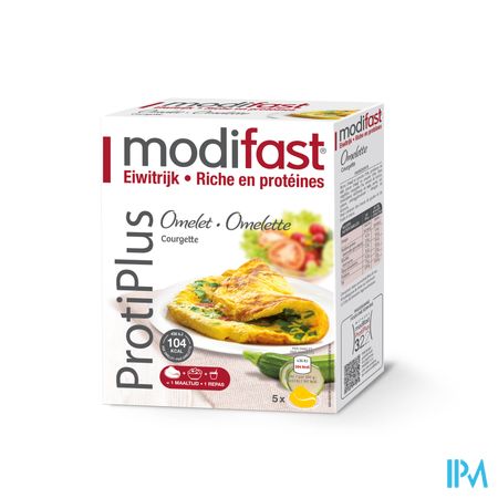 Modifast Protiplus Omelet Courgette Zakje 5x30g