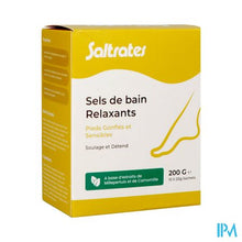 Load image into Gallery viewer, Saltrates Relaxerende Voetbadzouten 10x20g
