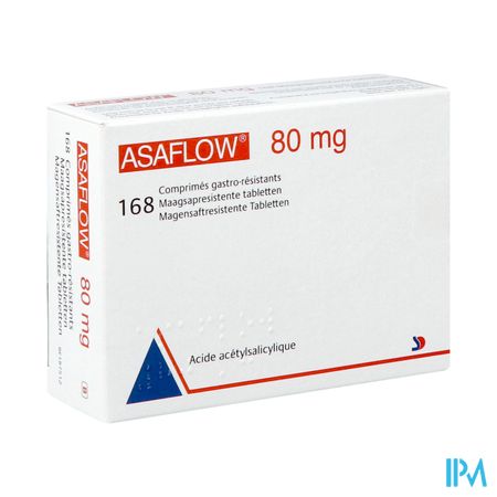 Asaflow 80mg Maagsapres Comp Bli 168x 80mg