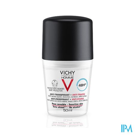 Vichy Homme Deo A/trans A/stre.prot.48h Roller50ml