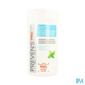 Preven's A/septische Doekjes Munt 100