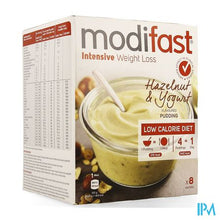 Load image into Gallery viewer, Modifast Intensive Hazeln.&yog. Flav.pudding 8x52g
