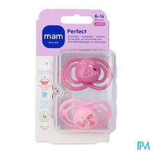 Charger l'image dans la galerie, Mam Perfect Fopspeen Silicone 6-16m Pink 2
