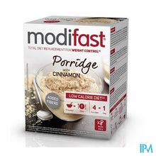 Load image into Gallery viewer, Modifast Lcd Flavoured Oatmeal Vanilla 8x55g
