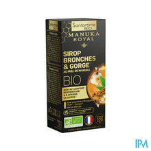 Afbeelding in Gallery-weergave laden, Santarome Manuka Royal Keelsiroop Honing Bio 125ml
