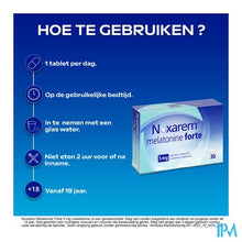 Afbeelding in Gallery-weergave laden, Noxarem Melatonine Forte 5mg Comp 30
