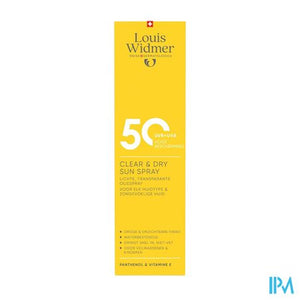 Widmer Clear & Dry Sun Spray 50 200ml