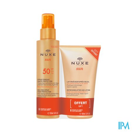 Nuxe Sun Duo Spf50 Spray Fondant 150ml+a/sun 100ml