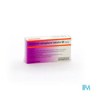 Aciclovir Teva Labialis Creme Tube 2g