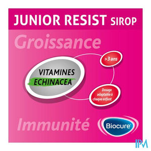 Biocure Junior Siroop Suikervrij 180ml