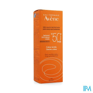 Avene Zon Spf50+ Zonnecreme Getint 50ml