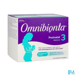 Omnibionta Postnatal 3 Borstv.8wek Tabl 56+caps 56