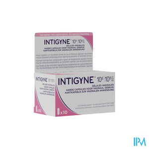 Intigyne 10e8 Kve/10e8 Kve Harde Caps Vaginaal 10