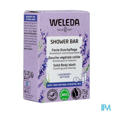 Weleda Shower Bar Lavendel + Vetiver 75g