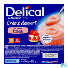 Afbeelding in Gallery-weergave laden, Delical Creme Dessert La Floridine Aarbei 4x200g
