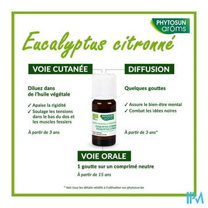 Phytosun Euc. Citroen Fr-bio-01 10ml